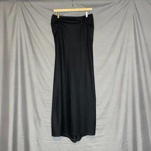 Ralph Lauren Long black wool skirt